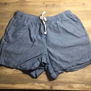 Girls denim shorts with tie waist